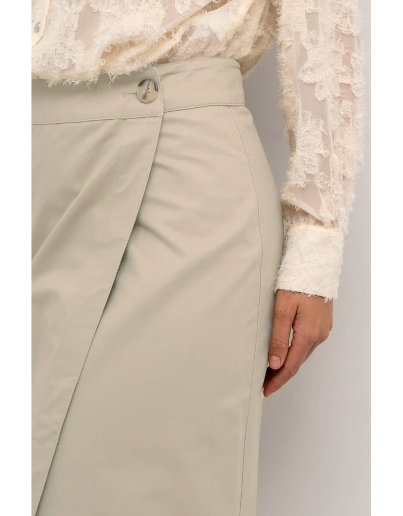 Kaffe Kaffe - Frido wrap skirt (Chinchilla)