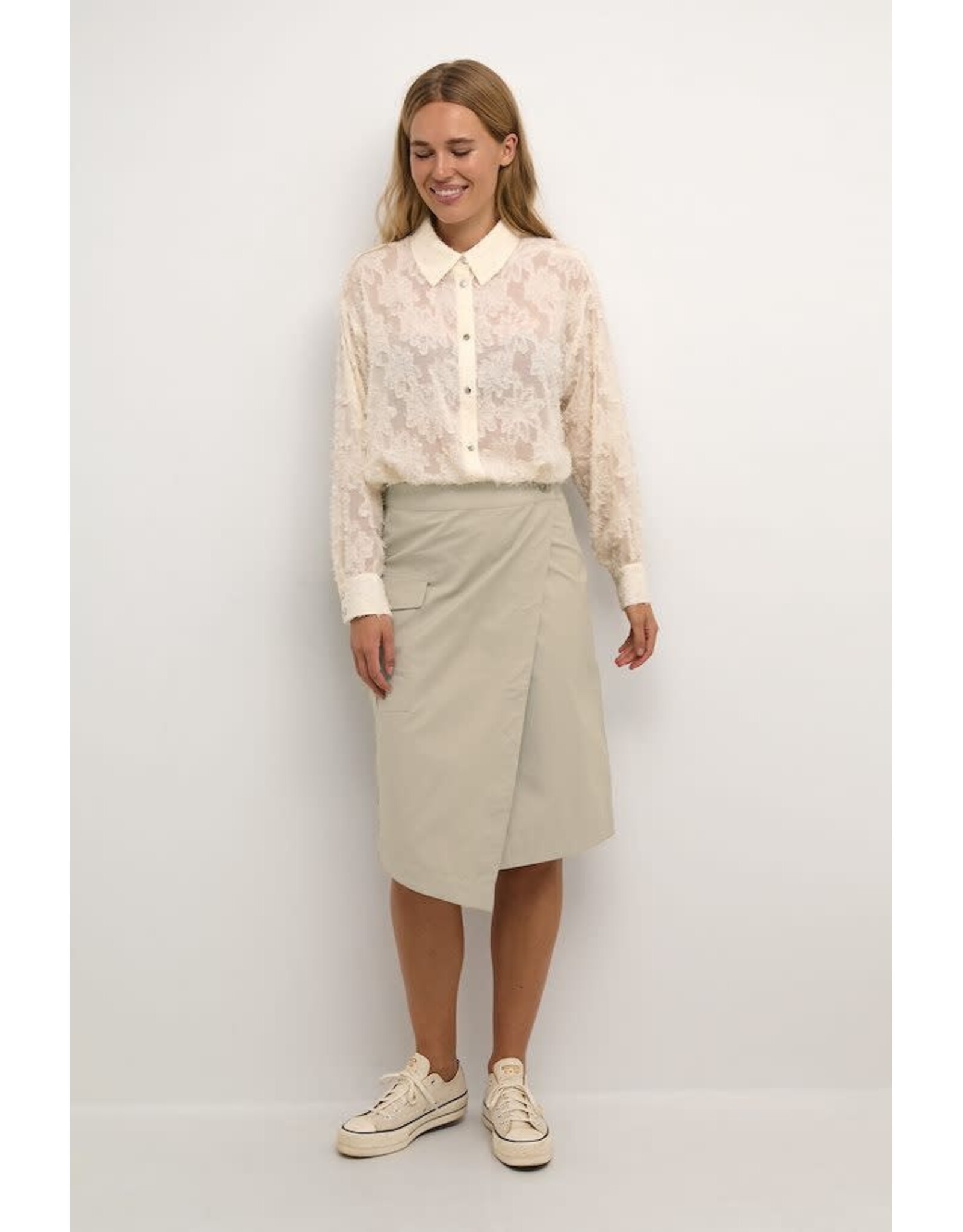 Kaffe Kaffe - Frido wrap skirt (Chinchilla)
