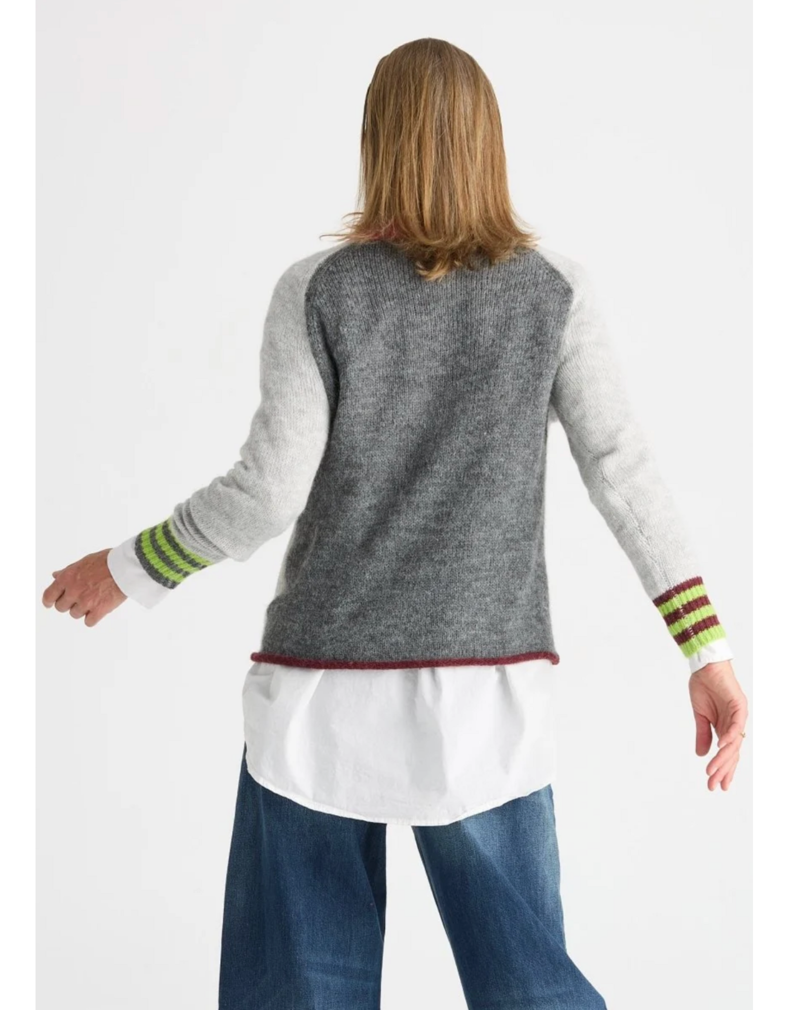 Zaket & Plover Zaket & Plover - Studio Pop Sweater (Lt Marl)