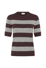 Kaffe Kaffe - Lizza stripe (Fudge / Grey)