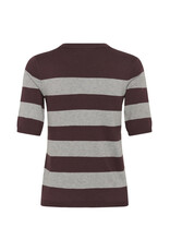 Kaffe Kaffe - Lizza stripe (Fudge / Grey)