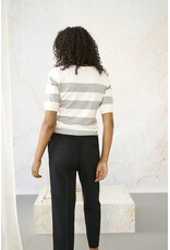 Kaffe Kaffe - Lizza stripe (Chalk / Light Grey)