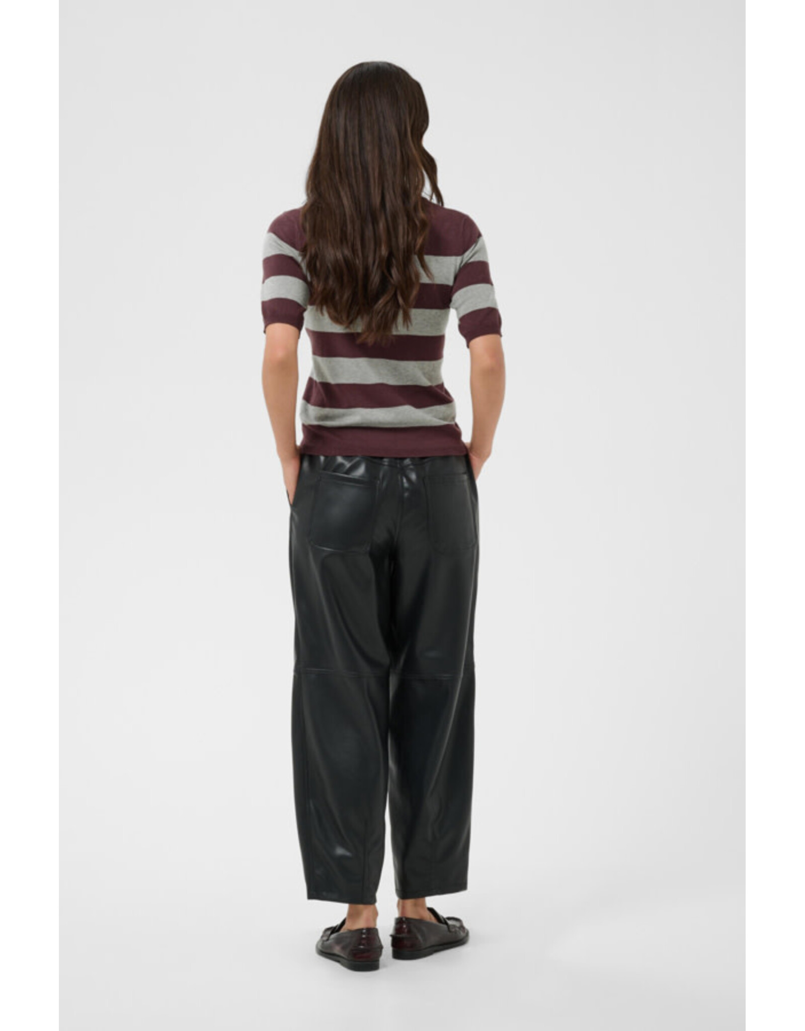 Kaffe Kaffe - Lizza stripe (Fudge / Grey)