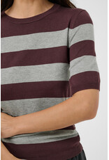 Kaffe Kaffe - Lizza stripe (Fudge / Grey)