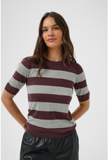 Kaffe Kaffe - Lizza stripe (Fudge / Grey)
