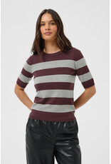 Kaffe Kaffe - Lizza stripe (Fudge / Grey)