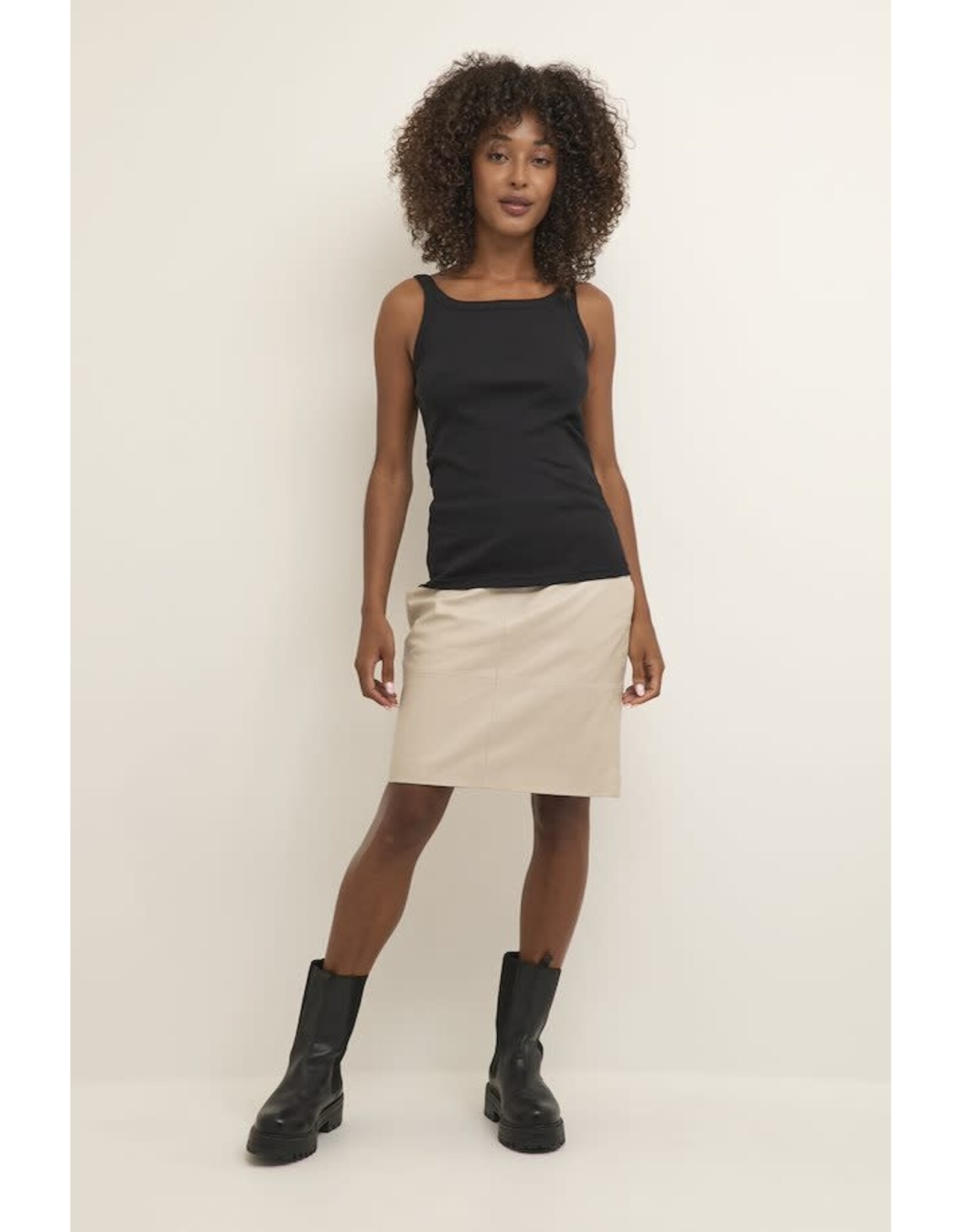 Kaffe Kaffe - Carna Tank (Black Deep)