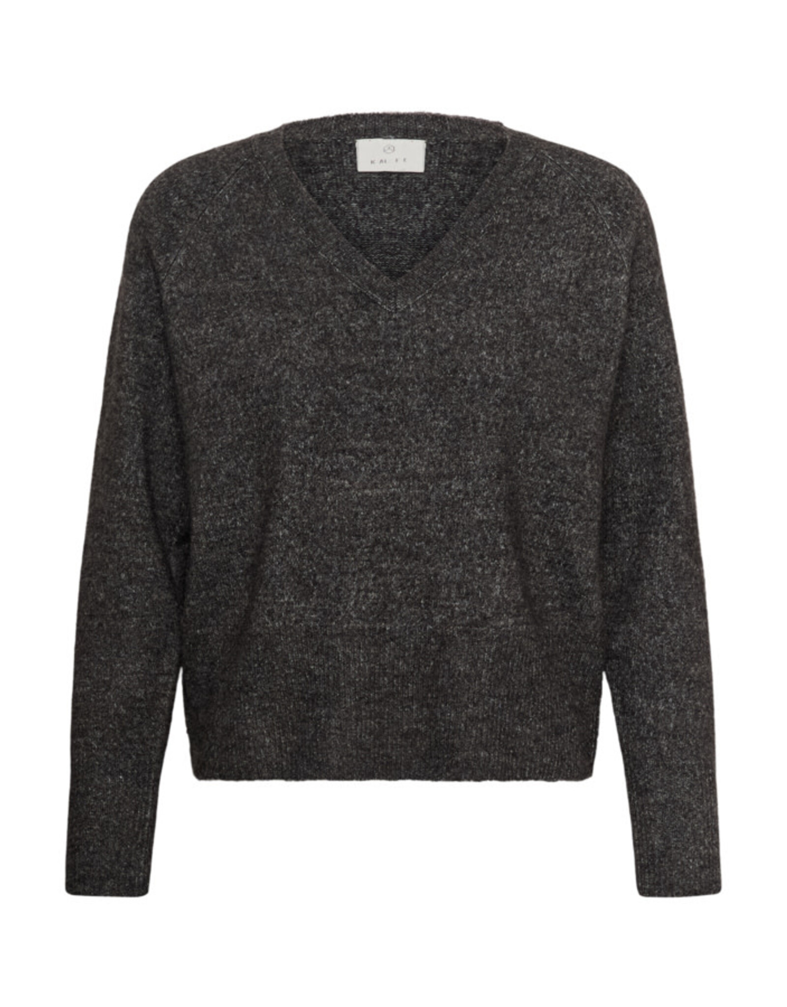 Kaffe Kaffe - Aniel V Neck Pullover (Dark Grey)
