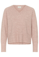 Kaffe Kaffe - Aniel V Neck Pullover (Pale Mauve)