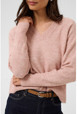 Kaffe Kaffe - Aniel V Neck Pullover (Pale Mauve)