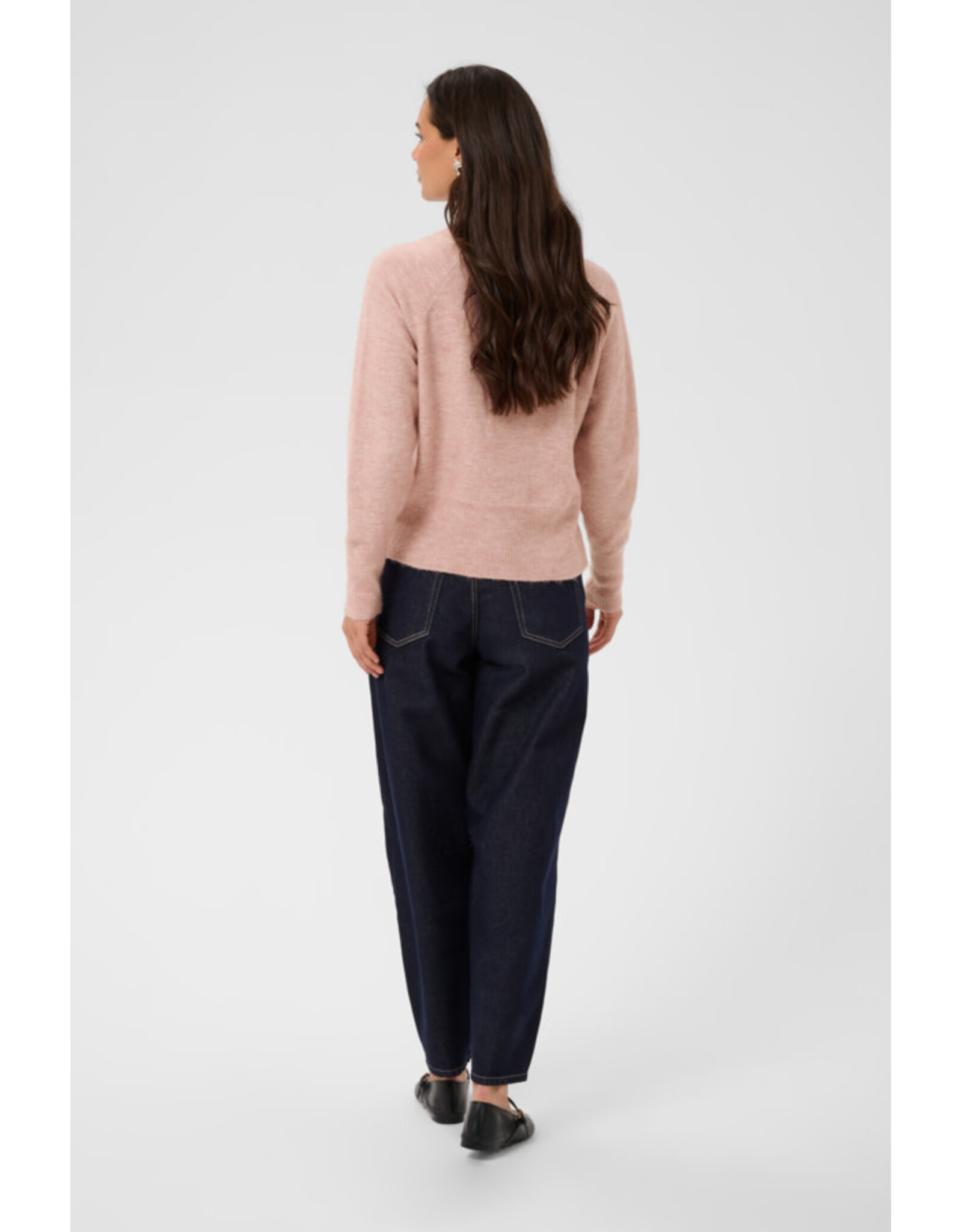 Kaffe Kaffe - Aniel V Neck Pullover (Pale Mauve)