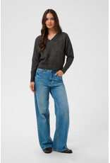 Kaffe Kaffe - Aniel V Neck Pullover (Dark Grey)