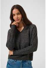 Kaffe Kaffe - Aniel V Neck Pullover (Dark Grey)