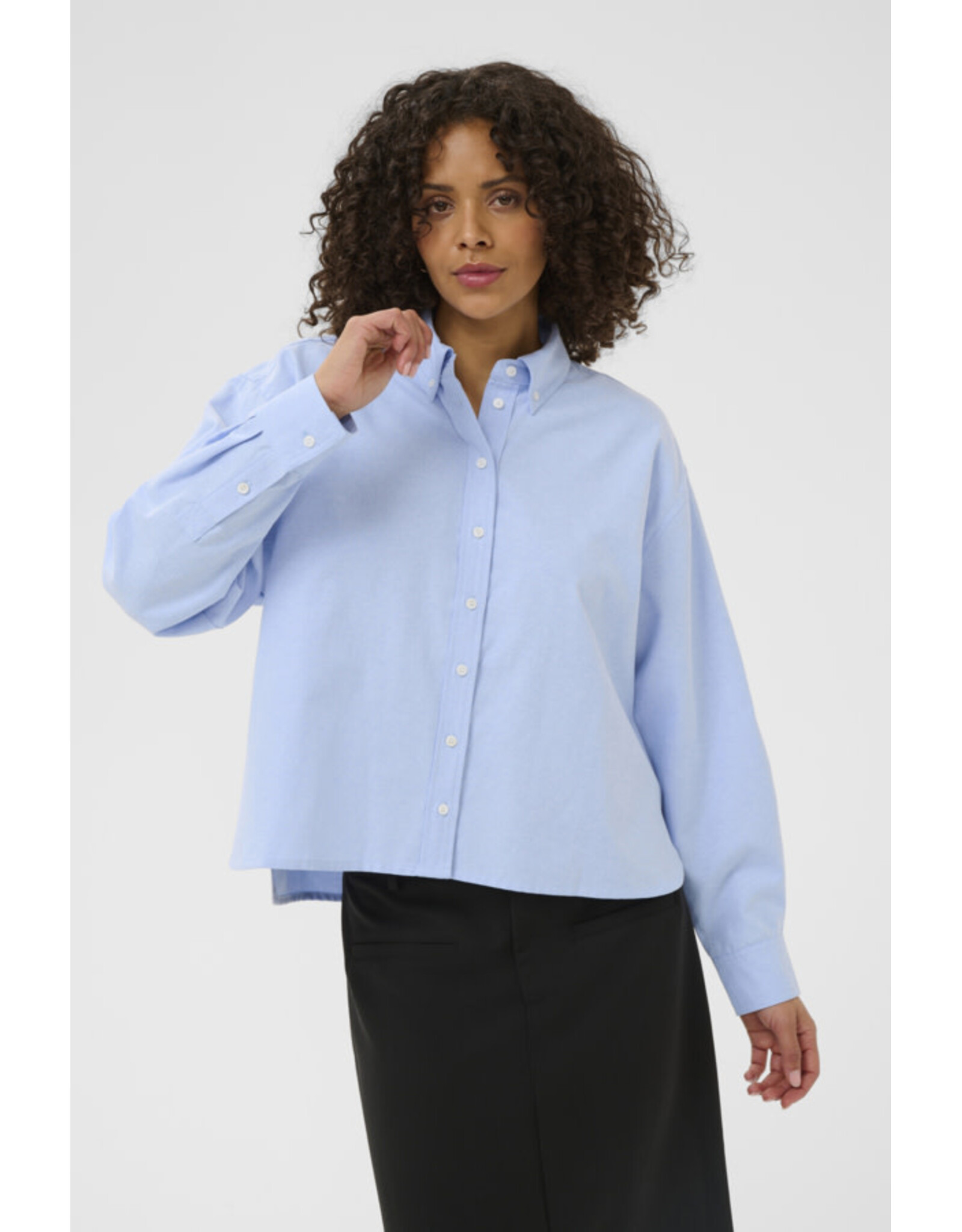 Kaffe Kaffe - Vaiana Shirt (Blue Fog)