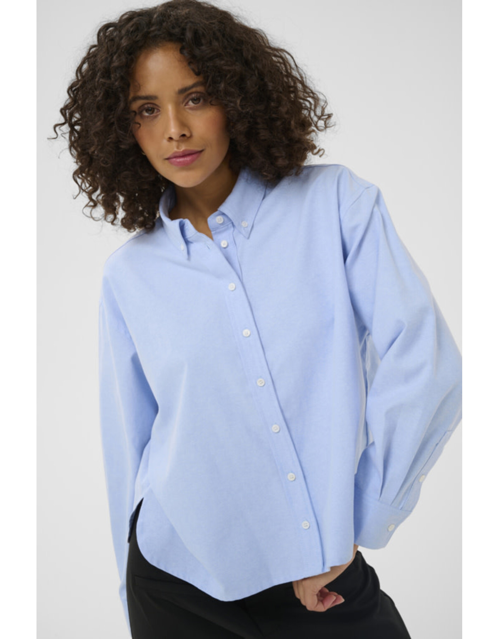 Kaffe Kaffe - Vaiana Shirt (Blue Fog)