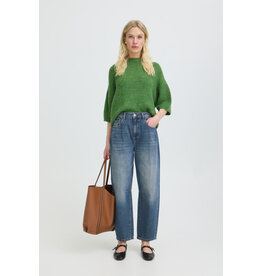 b.young b.young - Kalluna Barrel Jeans (Mid Blue Denim)