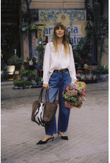 b.young b.young - Kalluna Barrel Jeans (Mid Blue Denim)