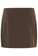 ICHI ICHI - Fava Short Skirt (Slate Brown)