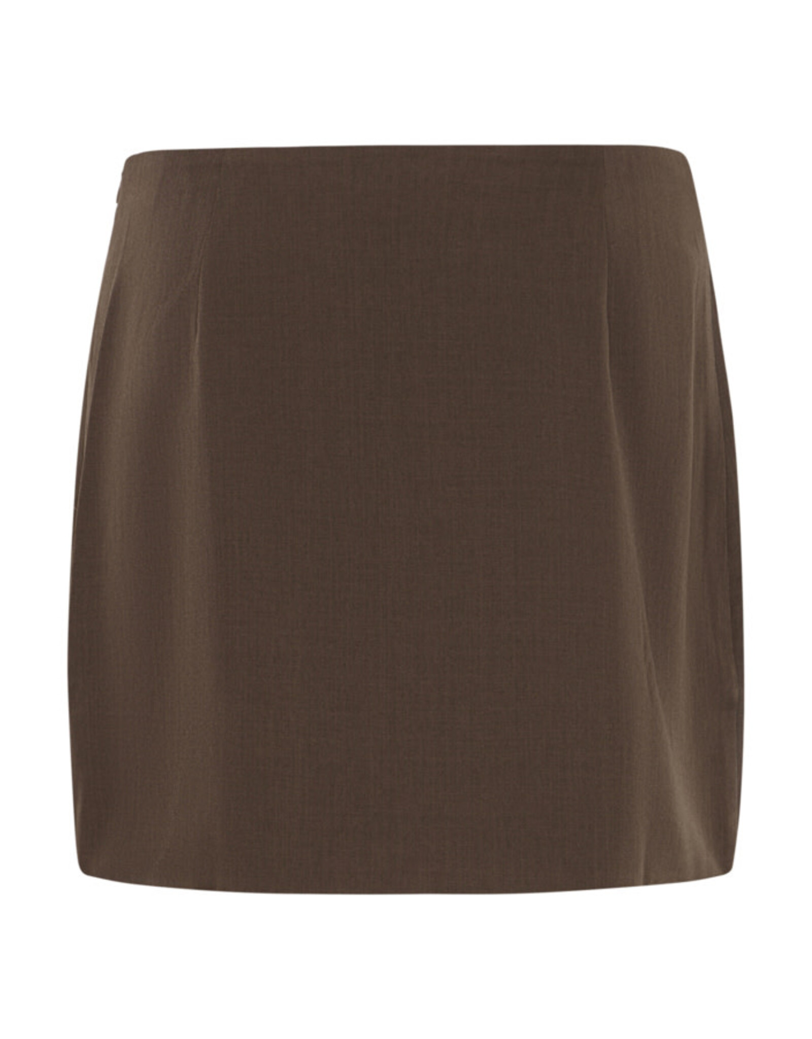 ICHI ICHI - Fava Short Skirt (Slate Brown)