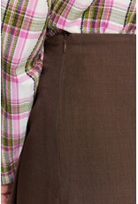 ICHI ICHI - Fava Short Skirt (Slate Brown)