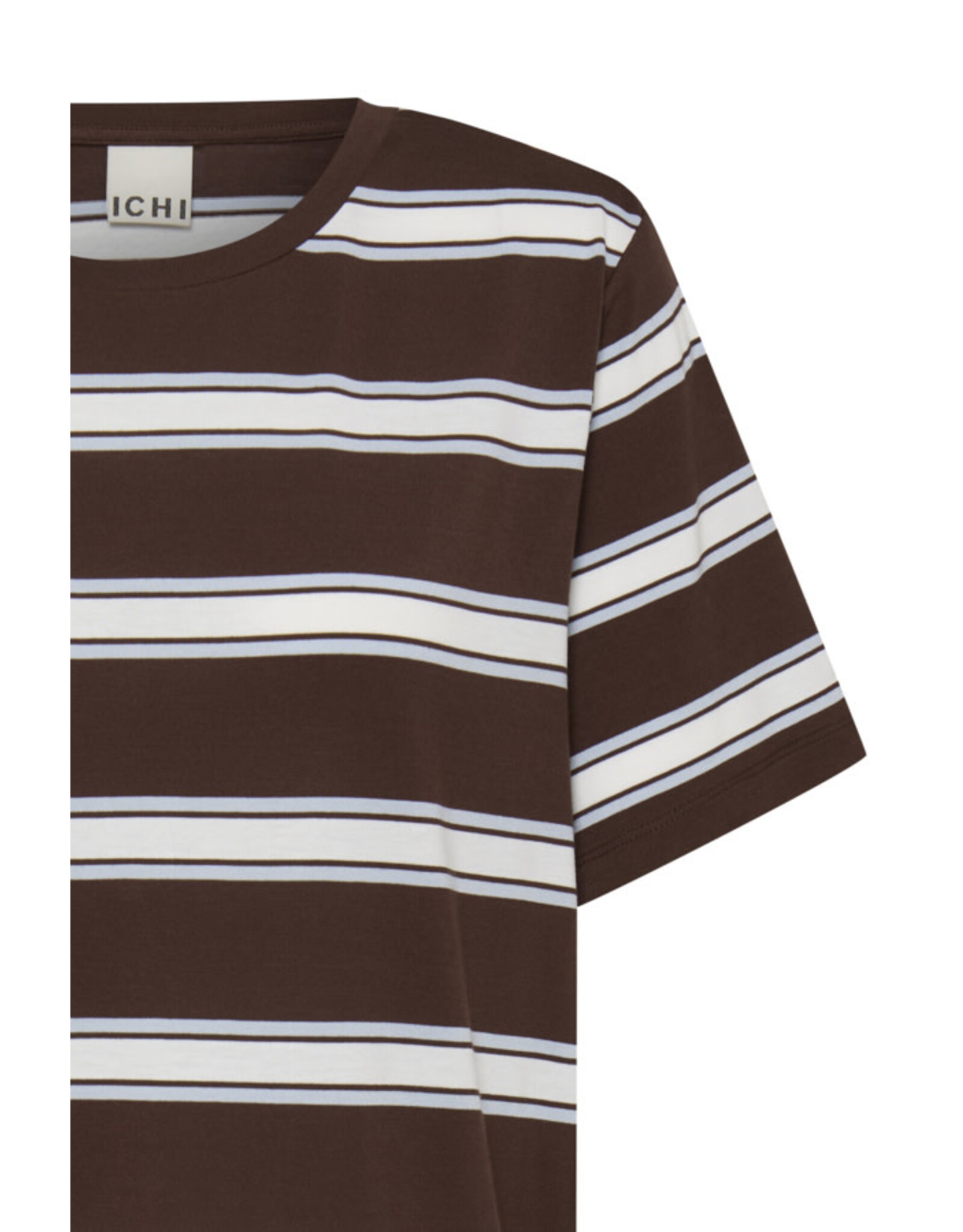 ICHI ICHI - Rebetta Striped T Shirt (Chicory)