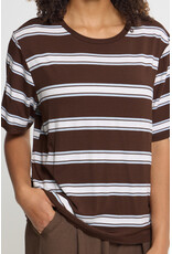 ICHI ICHI - Rebetta Striped T Shirt (Chicory)