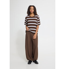 ICHI ICHI - Rebetta Striped T Shirt (Chicory)