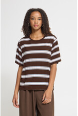 ICHI ICHI - Rebetta Striped T Shirt (Chicory)