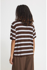 ICHI ICHI - Rebetta Striped T Shirt (Chicory)