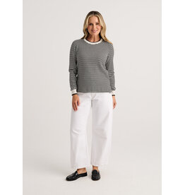 Zaket & Plover Zaket & Plover - Everyday Stripe Sweater (White)