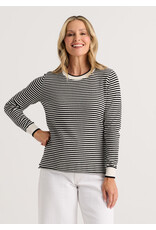 Zaket & Plover Zaket & Plover - Everyday Stripe Sweater (White)