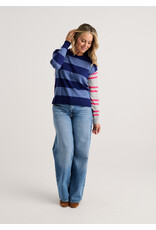 b.young Zaket & Plover - Bold Stripe Sweater (Ocean)