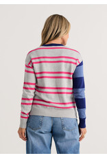 b.young Zaket & Plover - Bold Stripe Sweater (Ocean)