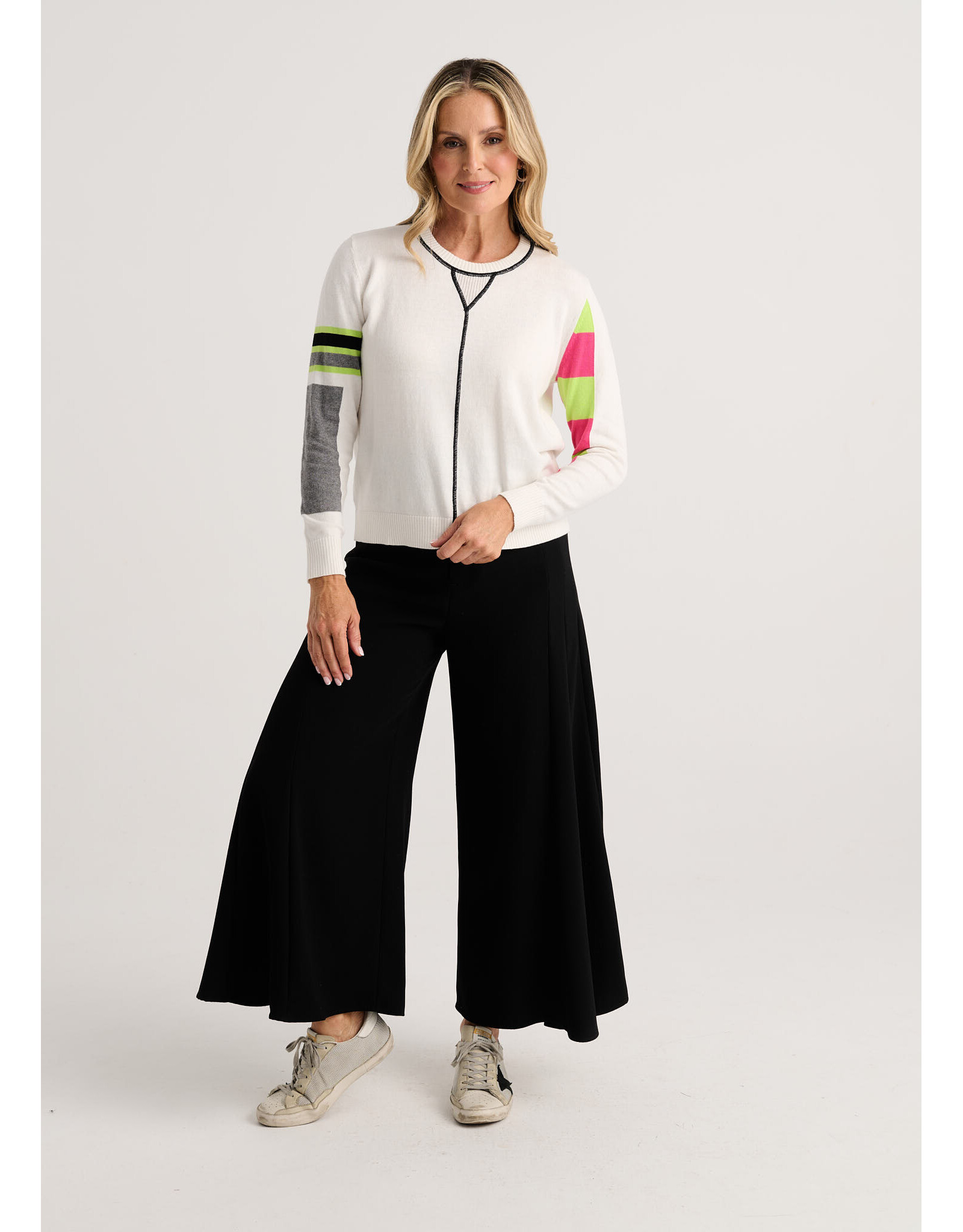 Zaket & Plover Zaket & Plover - Weekend Ease Sweater (White)