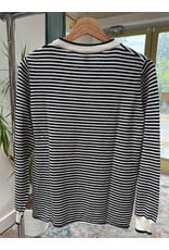 Zaket & Plover Zaket & Plover - Everyday Stripe Sweater (White)