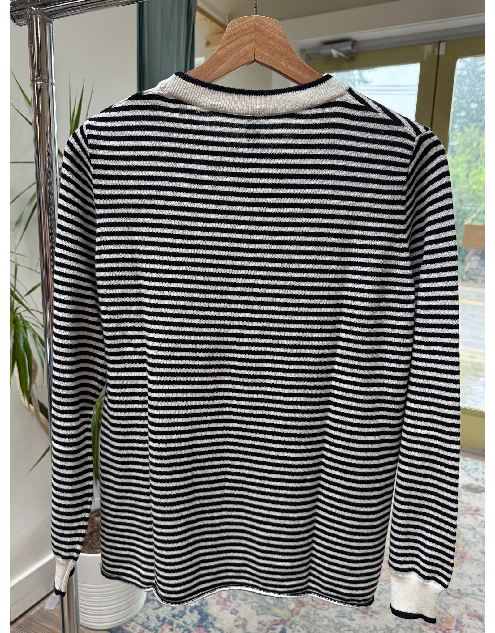 Zaket & Plover Zaket & Plover - Everyday Stripe Sweater (White)