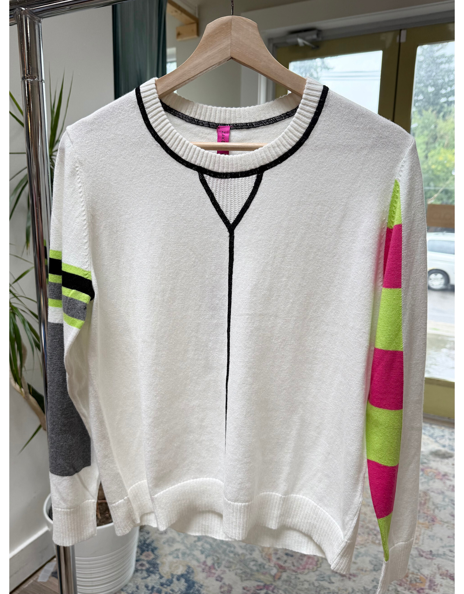 Zaket & Plover Zaket & Plover - Weekend Ease Sweater (White)