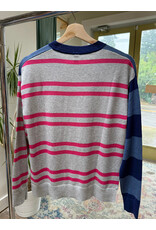b.young Zaket & Plover - Bold Stripe Sweater (Ocean)
