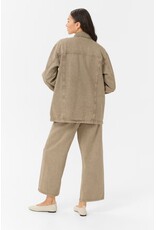 Kaffe Kaffe - Rania Denim Overshirt (Washed Light Brown)