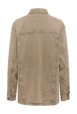 Kaffe Kaffe - Rania Denim Overshirt (Washed Light Brown)
