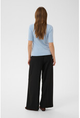 Kaffe Kaffe - Lizza Boatneck Solid Tee (Blue Fog)