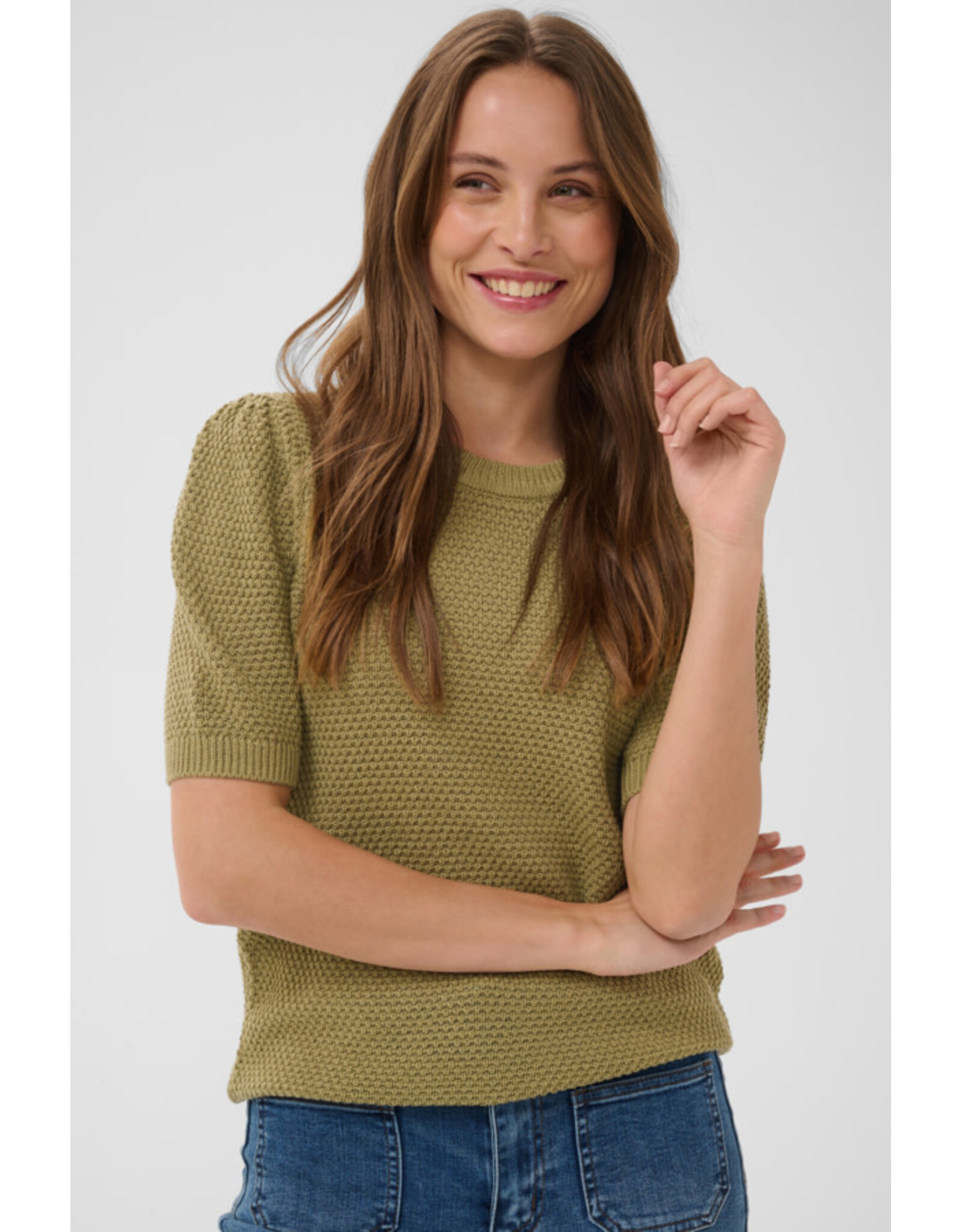 Kaffe Kaffe - Vivian Knit Pullover (Aloe)