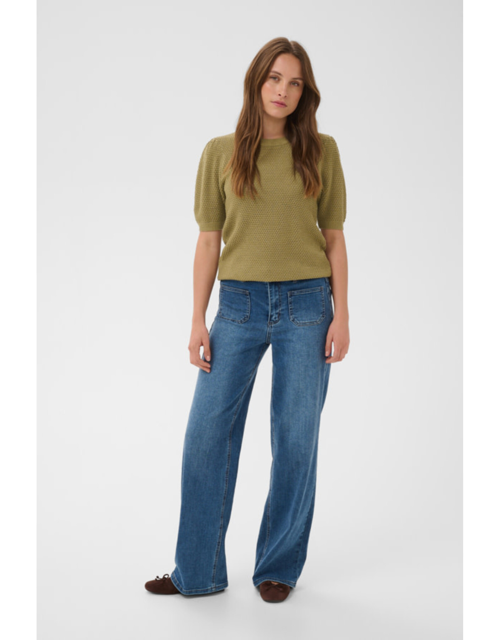Kaffe Kaffe - Vivian Knit Pullover (Aloe)