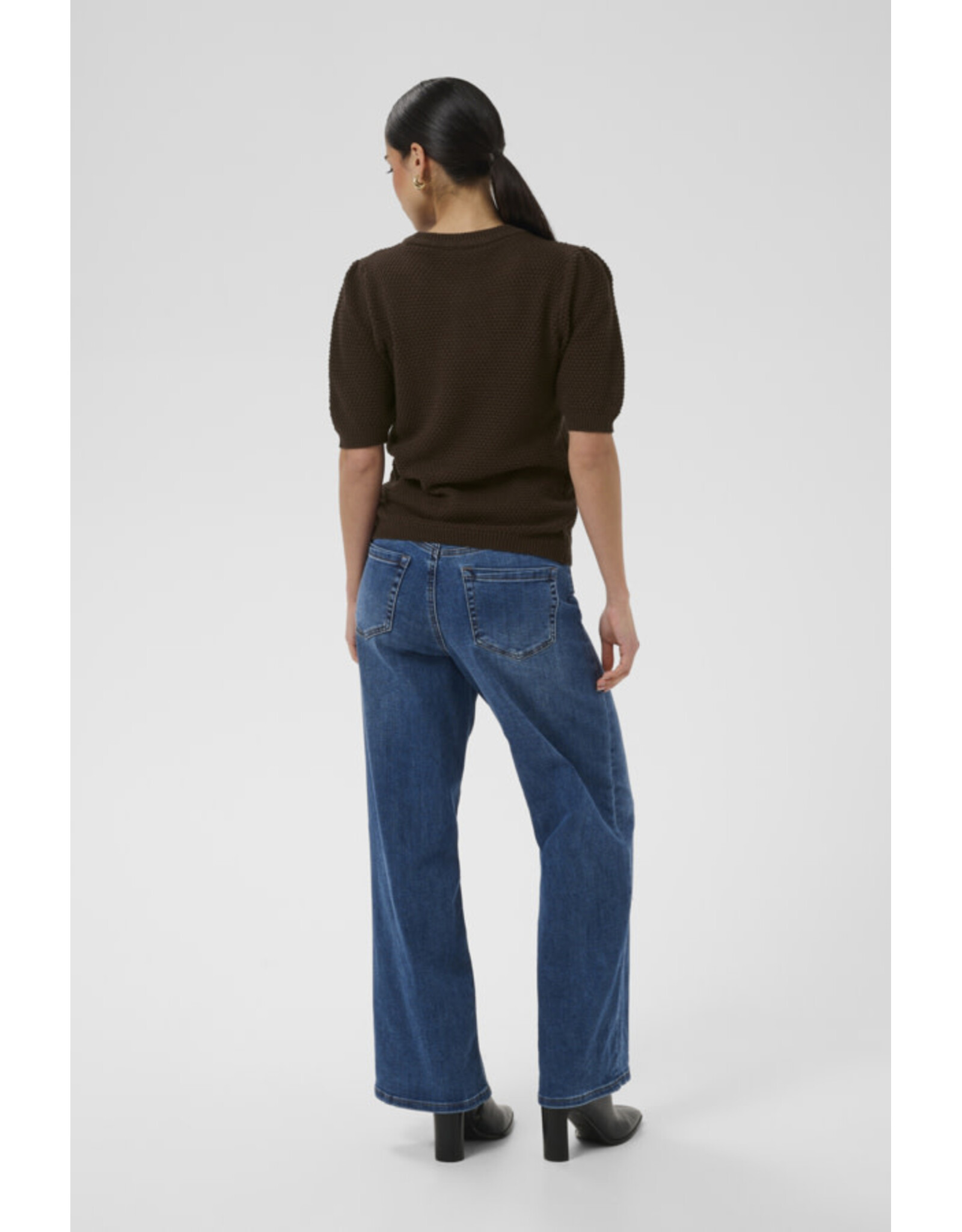 Kaffe Kaffe - Vivian Knit Pullover (Coffee Bean)
