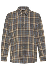 b.young b.young - Fabrice Plaid Button Up Shirt (Grey / Brown)