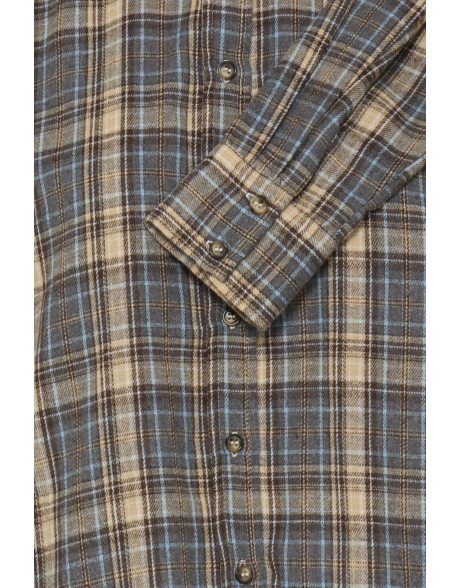 b.young b.young - Fabrice Plaid Button Up Shirt (Grey / Brown)