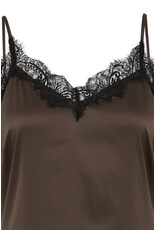 b.young b.young - Lippy Satin Slip Dress (Java)