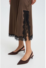 b.young b.young - Lippy Satin Slip Dress (Java)
