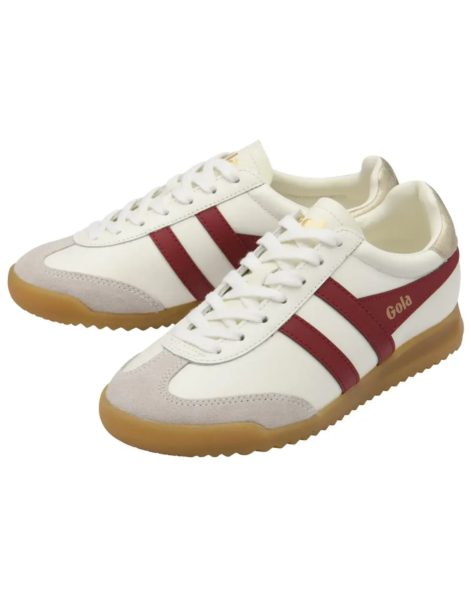 Gola Gola - Torpedo Leather (Off White / Deep Red / Gold)