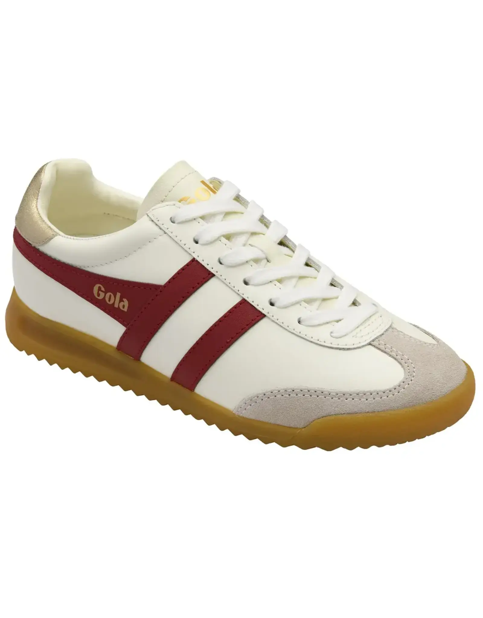 Gola Gola - Torpedo Leather (Off White / Deep Red / Gold)